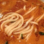 ガンコンヌードル - エビつけ麺<20食限定> 800円 のつけ汁の中のつけ麺