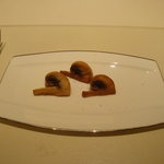 レ ロジェ エギュスキロール - ジャンボマッシュルームのロースト(正式名称は不明)。