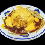 せんば自由軒キッチン。 - ﾃﾞﾐｸﾞﾗｽｿｰｽとﾁｰｽﾞのｵﾑﾗｲｽ