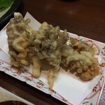 味処 明島 - まいたけの天ぷら