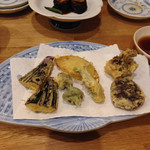 千代娘 - 野菜の天ぷら
