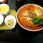 成都担担面 - 成都担々麺(ろーしゃん担々麺) 800円+激辛 100円
      得々セット