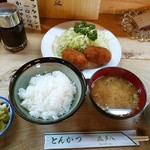 とんかつ喜多八 - コロッケ定食