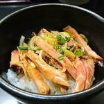 麺処 晴 - 豚めし・小　２００円