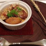 リストランテ サクラ - 2016.11 温前菜 ウニ・オマール・フォアグラと超豪華！！