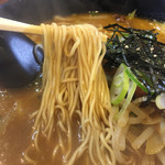 ラーメンハウス - カレーラーメンの麺