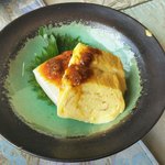 小鉢(豆腐+玉子焼き　味噌ダレ)