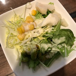 きーCurry - ランチセットのフリーサイドのサラダ