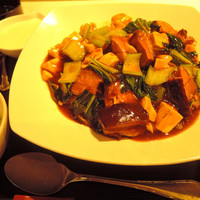 御膳房 六本木店 - 豚角煮と豆腐のかけご飯