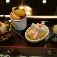 太田なわのれん - 手の混んだ先付　どれも素晴らしかった