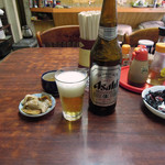 Ajidokorofukusen - 寒いけど大瓶ビール550円