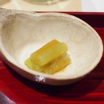 銀座 しのはら - フキ+このわた