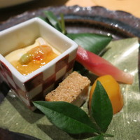瓢嘻 赤坂店 - 前菜5種盛り　小鉢　チマキ　栗　ほか