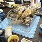 武田の笹かまぼこ - カンカン蒸し牡蠣食べ放題2500円(団体料金)　2017.2