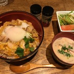 ハンバーグ専門店Hassaku - 近江鶏の親子丼