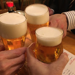 浪花ろばた 頂鯛 - 2ヶ月ぶりの乾杯ですね〜