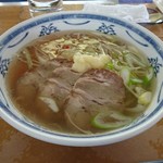 富良野ロープウェイ山麓駅 ラーメンコーナー - 塩ネギチャーシューめん