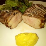 ラトリエ・ドゥ・ヴィーブル - 伊達の純粋赤豚厚切り炭焼き　断面