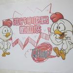 池袋小吃居 - 階段の貼り紙