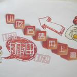 池袋小吃居 - 階段の貼り紙