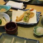 天ぷら割烹　和 - レンコン、しし唐、海老