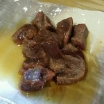 もつやき たろう - れば(塩)のごま油あえ