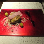 日本料理 TOBIUME - 魚　“鰤”焼茄子射込み　“下仁田ネギ”の葱味噌を纏って