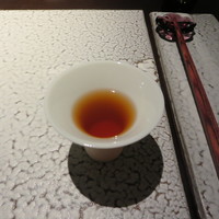 日本料理 TOBIUME - 始まり　大地の茶　野菜エネルギーを取り込む