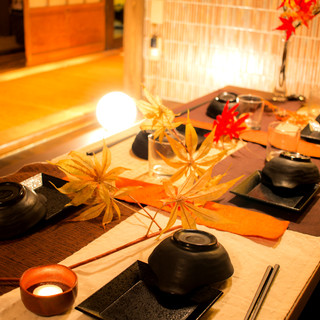 新宿でかに料理を完全個室で楽しめるお見え。デートや記念日・接待に最適なお店。
