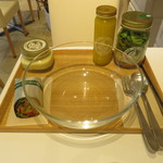 GINZA ローライフカフェ - Cセット：ジャー・サラダ＋ラップ・サラダ＋オプション2品(スープ、スムージー)1