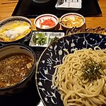 フーミン - 【ﾌｰﾐﾝ】●特製つけ麺･Cｾｯﾄ(ﾐﾆ親子丼)&餃子