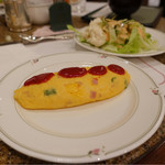 コーヒーショップ シンフォニー - ひとつ、ひとつ、焼いてくれるオムレツ。