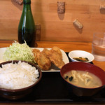 牡蠣バル - 牡蠣フライ定食