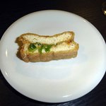 新潟 土筆 - 葱味噌を挟んで