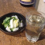 そらや - 熱燗＆浅漬け