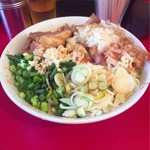 かんたか - まぜそば 730円 ニンニク タマネギ 麺が細くなった⁈