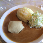 カレーハウス芳柳 - ハンバーグカレー
