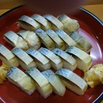 Nishiki Hatanaka - 名物鯖寿司  地方発送も承っております