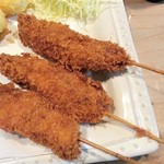 楽笑 - カジキ串1本160円