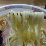 煮干鰮らーめん 圓 - 『再訪問』限定の塩でもこの麺が合います(*^^)v