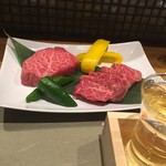 博多焼肉　明治屋　古門戸店 - 自慢の赤身(シンシンとランプ）