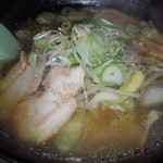 駅前ラーメン　ひげ - 塩野菜ラーメン