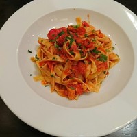 メルジェリーナ - めかじきのラグーとパプリカのトマトソース