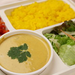 Indoneparusousakuryourisurisuthi - カレーライス弁当