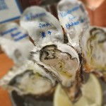 牡蠣と魚介のワイン酒場 FISHMANS SAPPORO - 生牡蠣食べ比べセット