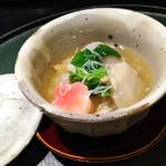 日本料理　彩 - 1702 日本料理 彩 蓮根と里芋の煮物、貝
