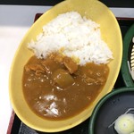 ゆで太郎 - セットのカレー。