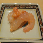 あま野 - ⑦甘エビの味噌和え