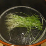 
          ⑲クエと鯵のアラからとったスマシ汁