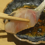 あま野 - ⑧鯵刺身